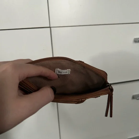 The Sak Leather Card Wallet - Cognac - Picture 3 of 3